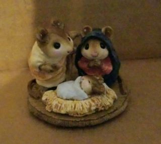 Wee Forest Folk Chris - Mouse Pageant,  M - 117,  Mib Vintage Initialed By Ap