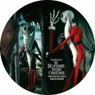 The Nightmare Before Christmas Picture Disc Vinyl 2 Lp Tim Burton