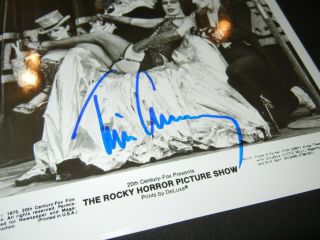 TIM CURRY Signed Autograph Photo LEGENDARY ACTOR Rocky Horror Drag STAR RARE 2