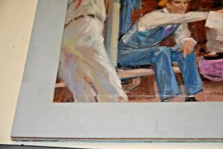 George Morton Prout 1913 - 2016 Listed Art Painting Connie Mack Baseball 5