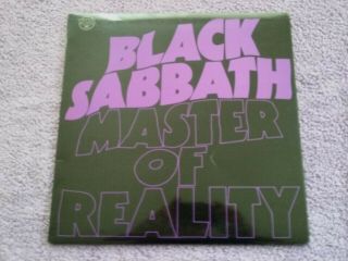 Black Sabbath - Master Of Reality - Early Vinyl Pressing With Poster