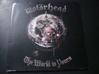 Motorhead The World Is Yours Lp Record
