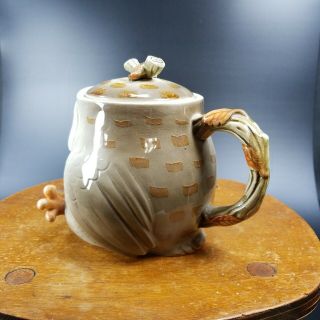 Fitz & Floyd Vintage 1978 Owl Teapot & 2 Matching Cups / Small Mugs Japan 4