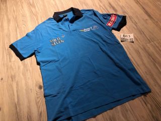 United Colors Benetton Formula 1 Ford Racing Italy Polo Shirt Mild Seven Blue Xl
