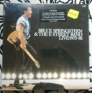 Bruce Springsteen & E Street Band " Live/1975 - 85 " 5lp Box Set - Sticker B6