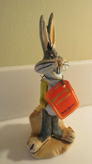 Warner Bros.  Carosello Bugs Bunny Hand Painted Amaretto Decanter Made In Italy