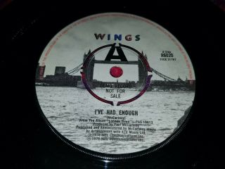 The Beatles Paul Mccartney Wings Uk Demo 45 Record I 