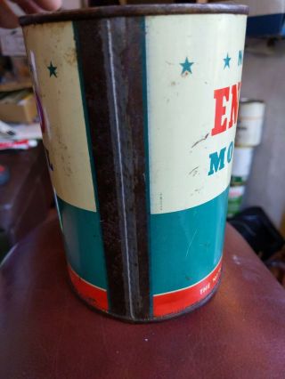 RARE Vintage EN - AR - CO Motor Oil 1 Quart Oil Can empty no bottom national 4