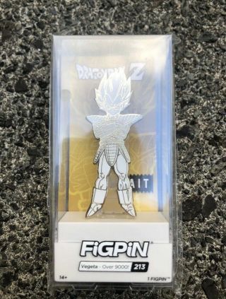 Anime Expo 2019 Exclusive Bait Vegeta Figpin Limited Edition,  Bag