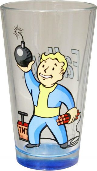 Fallout Explosives 16oz Pint Glass