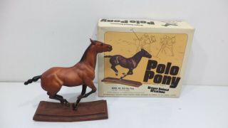 Rare Vintage Breyer Polo Pony Model 626 1976 W/stand In The Box