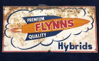 Flynns Hybrid Corn Sign 24”x12”