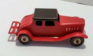 Vintage 1930’s Pressed Steel Girard Coupe Car Antique Toy Car,  Wyandotte? 2