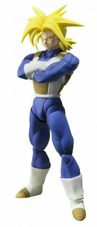 Bandai S.  H.  Figuarts Dbz Saiyan Trunks Cell Action Figure Usa