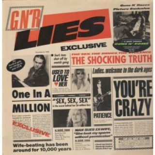 Guns N Roses Lies Lp Vinyl 8 Track With Inner Sleeve (9241981) Germany Geffen