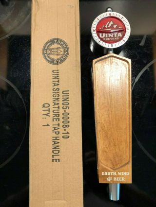 Uinta Brewing Co Salt Lake City Ut Compass Earth Wind & Beer Tap Handle