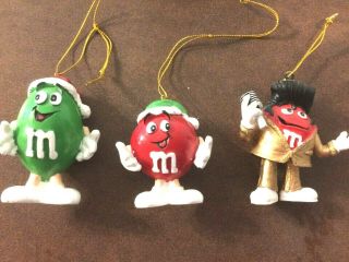 M&M ' s Christmas Tree Ornaments Burger King toy 2