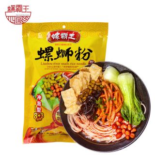Chinese Food Snacks Guangxi Snail Powder Luosifen 广西特产螺霸王 冲泡免煮方便面粉丝 螺蛳粉 265g/袋