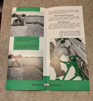 John Deere M - 20 Mower & MT Tractor Sales Brochure 3