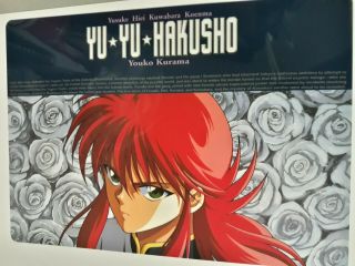 Anime Yu Yu Hakusho Shitajiki Pencil Board Youko Kurama Shuichi Bishi Japan Rare