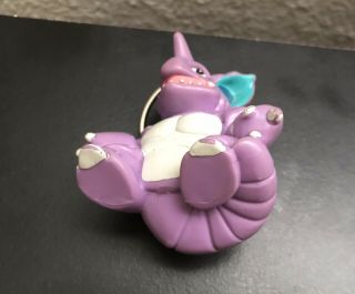 1999 Burger King Pokemon Nidoking Keychain Toy W/ Pokeball 4