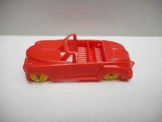 Vintage - Cheerio Toy Company Of Canada - Red Hard Plastic Convertible