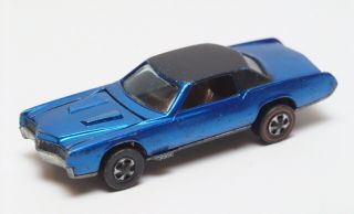 D23 Mattel Hot Wheels Redline 1968 Us Blue Custom Eldorado