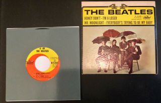 The Beatles ‎– 4 By 4 / 4 Ep ‎– 1965 W/ Cardboard Sleeve Capitol R - 5365 Us