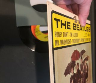 The Beatles ‎– 4 By 4 / 4 EP ‎– 1965 w/ Cardboard Sleeve Capitol R - 5365 US 5