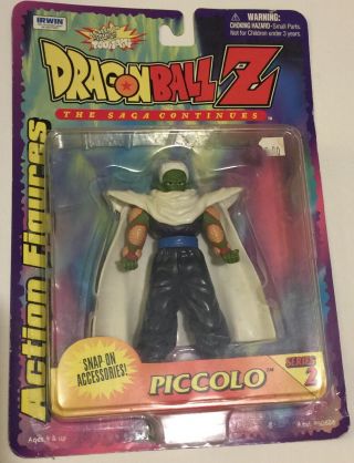 1999 Irwin Dragonball Z The Saga Continues Series2 “piccolo” Action Figure Anime