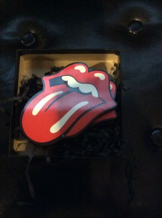 1997 Legends Of The Table Rolling Stones Tongue Coaster Set