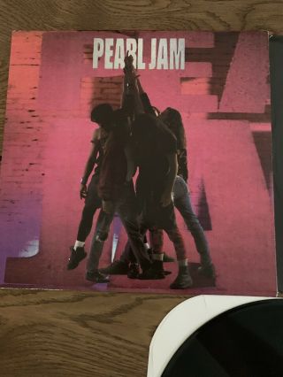 PEARL JAM TEN VINYL LP 1ST PRESSING 1991 EPIC RECORDS US PRESS SEATTLE 2