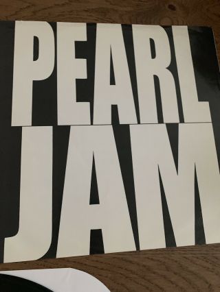 PEARL JAM TEN VINYL LP 1ST PRESSING 1991 EPIC RECORDS US PRESS SEATTLE 5