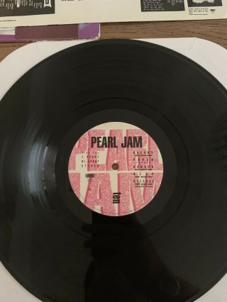 PEARL JAM TEN VINYL LP 1ST PRESSING 1991 EPIC RECORDS US PRESS SEATTLE 7