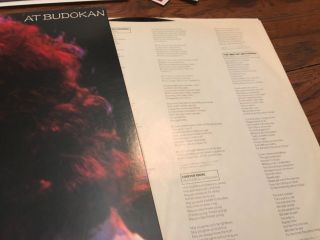 BOB DYLAN 2LP At Budokan V PC2 36067 Gatefold 1st Press MINT/ NM w/Poster 3
