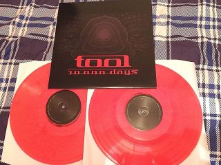 Tool ‎– 10,  000 Days Rare Red Vinyl 2 X Lp Near 10000