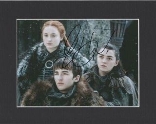 Isaac Hempstead Wright Game Of Thrones Bran Orig Signed Mounted Autograph Photo