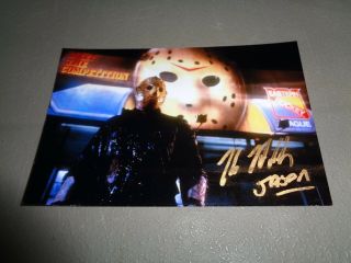 Kane Hodder Signed Picture Autographed W/ Jason Voorhees Friday The 13th