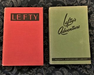 2 Vintage Collie Dog Story Books: " Lefty 