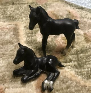 Breyer Stablemates Foals Twins G1 Black