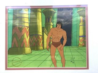 Production Animation Cel From Tarzan Tv Show 1976 - 1979