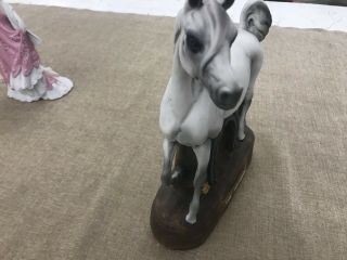Porcelain Arabian Horse Designed By Anna Dwyer for Western Distilling 2376 7