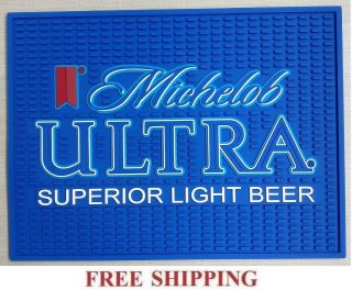 Michelob Ultra Bar Spill Mat Rubber Coaster