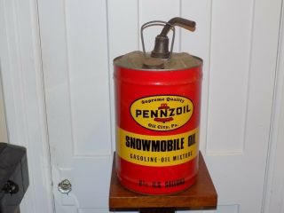 Pennzoil Snowmobile Oil 6 ¼ Gallon Can