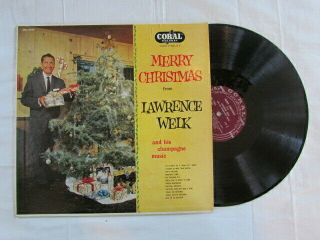 Lawrence Welk,  Merry Christmas,  Vinyl Lp,  Coral