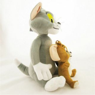 Anime Figure Tom & Jerry Plush Doll Cartoon Cat & Mouse Soft Stuffed Toys Kids 4