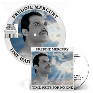 Freddie Mercury Time Waits For No One 7 " Picture Disc & Cd Rare Queen