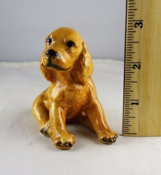 Mortens Studio Cocker Spaniel Dog Figurine Labels 4