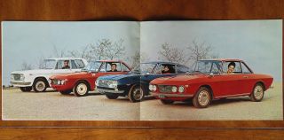 Lancia Fulvia Range Brochure Prospekt,  1968 (german Or French Text)
