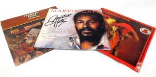 3 X Marvin Gaye (motown) Vinyl Lps Inc 